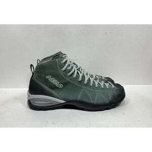 Asolo Cactus Gore-Tex Suede Hiking Boots Vibram Soles Men's Size 9 Green